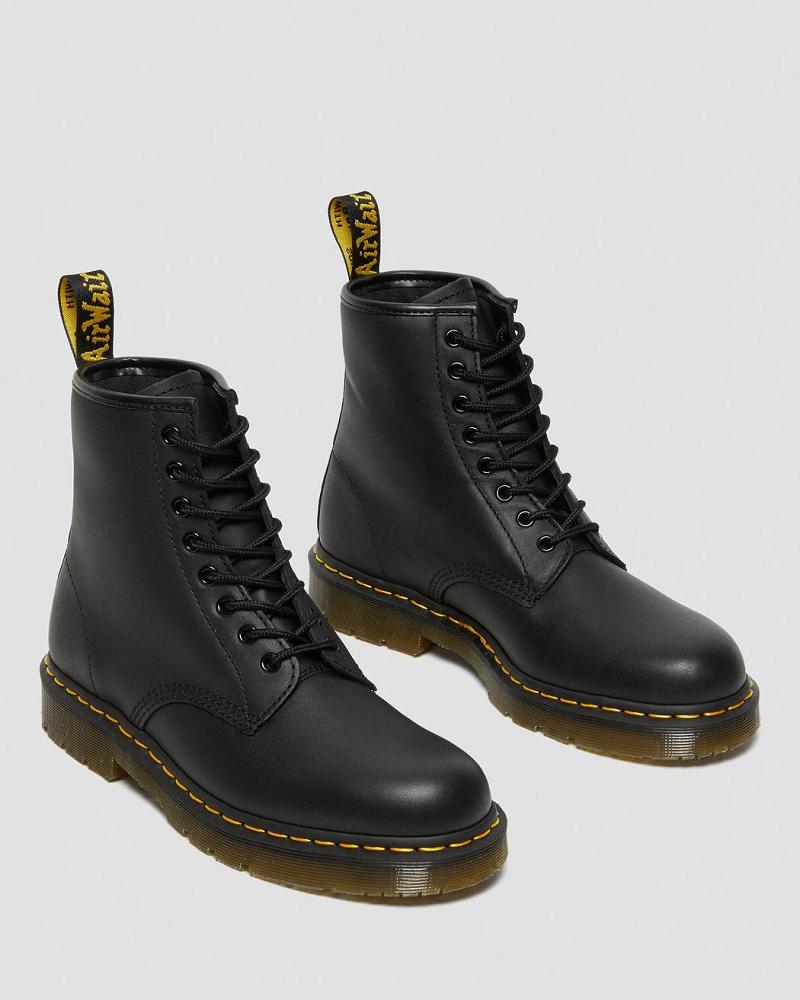 Men's Dr Martens 1460 Slip Resistant Leather Lace Up Boots Black | AU 531WNB